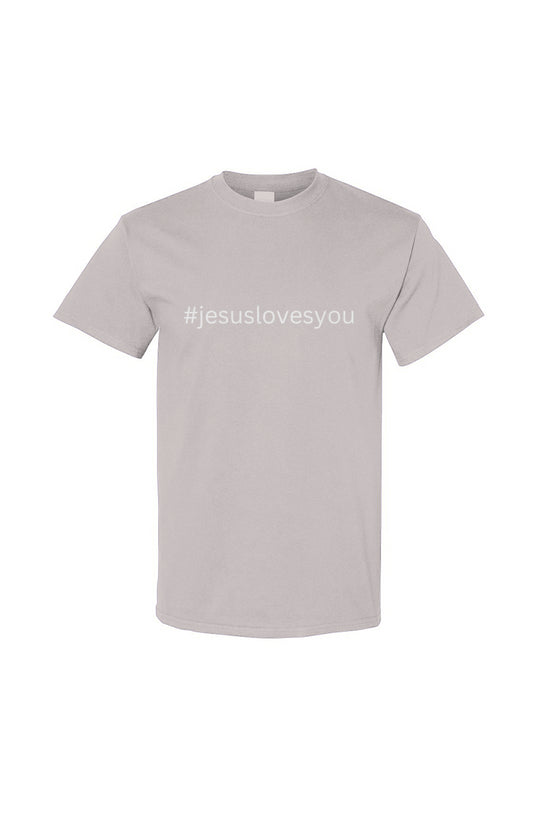 Jesus Loves You Tee - Ice Gray