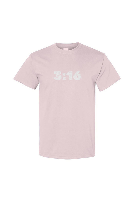 3:16 Tee - Light Pink