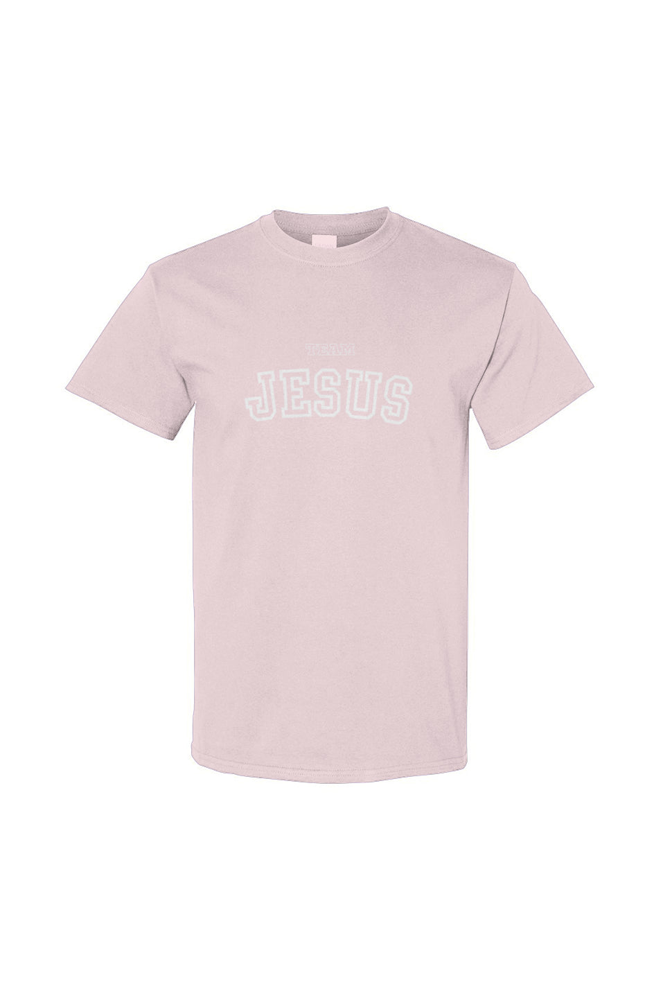 Team Jesus Cotton Tee - Light Pink