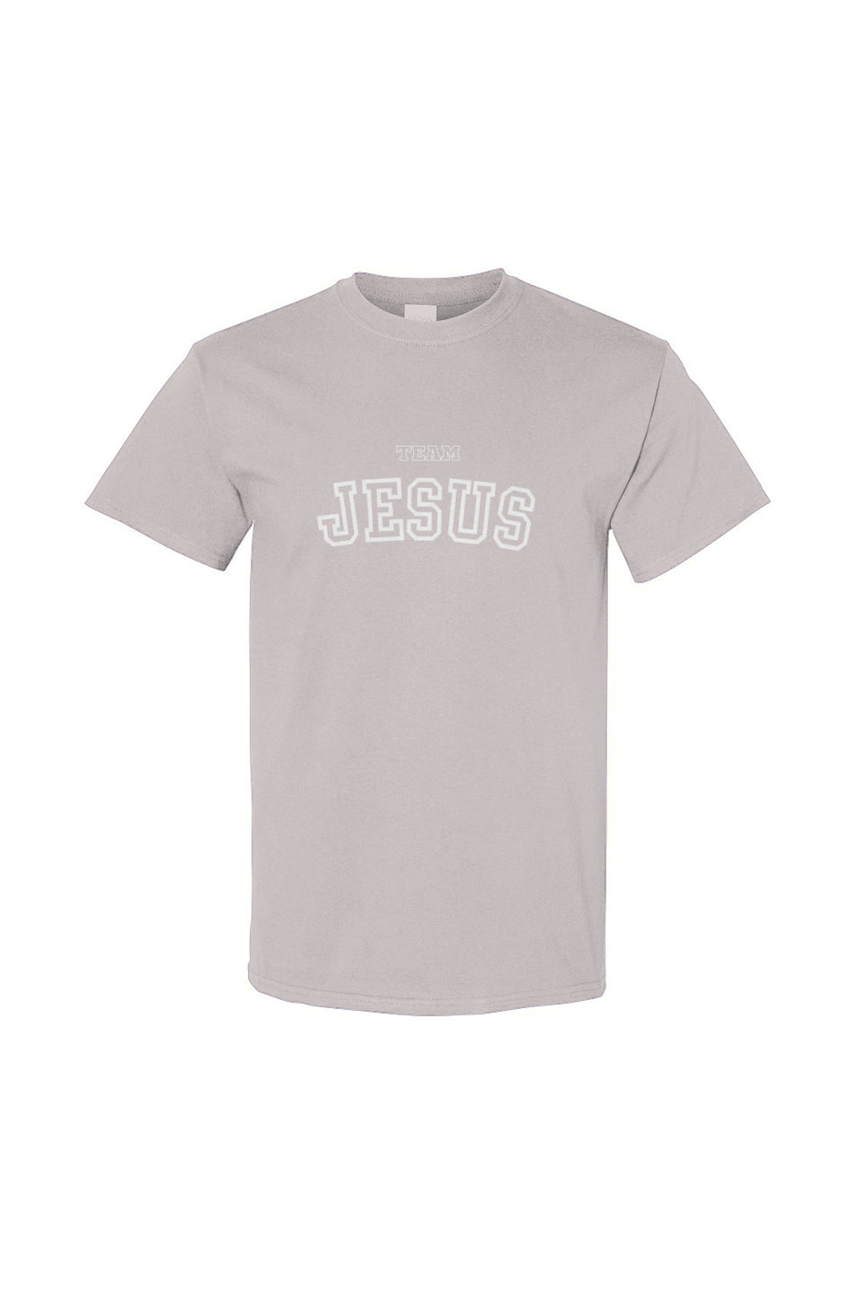 Team Jesus Cotton Tee - Ice Gray