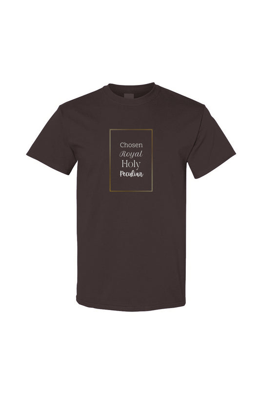 Chosen Royal Holy Peculiar Tee - Dark Chocolate