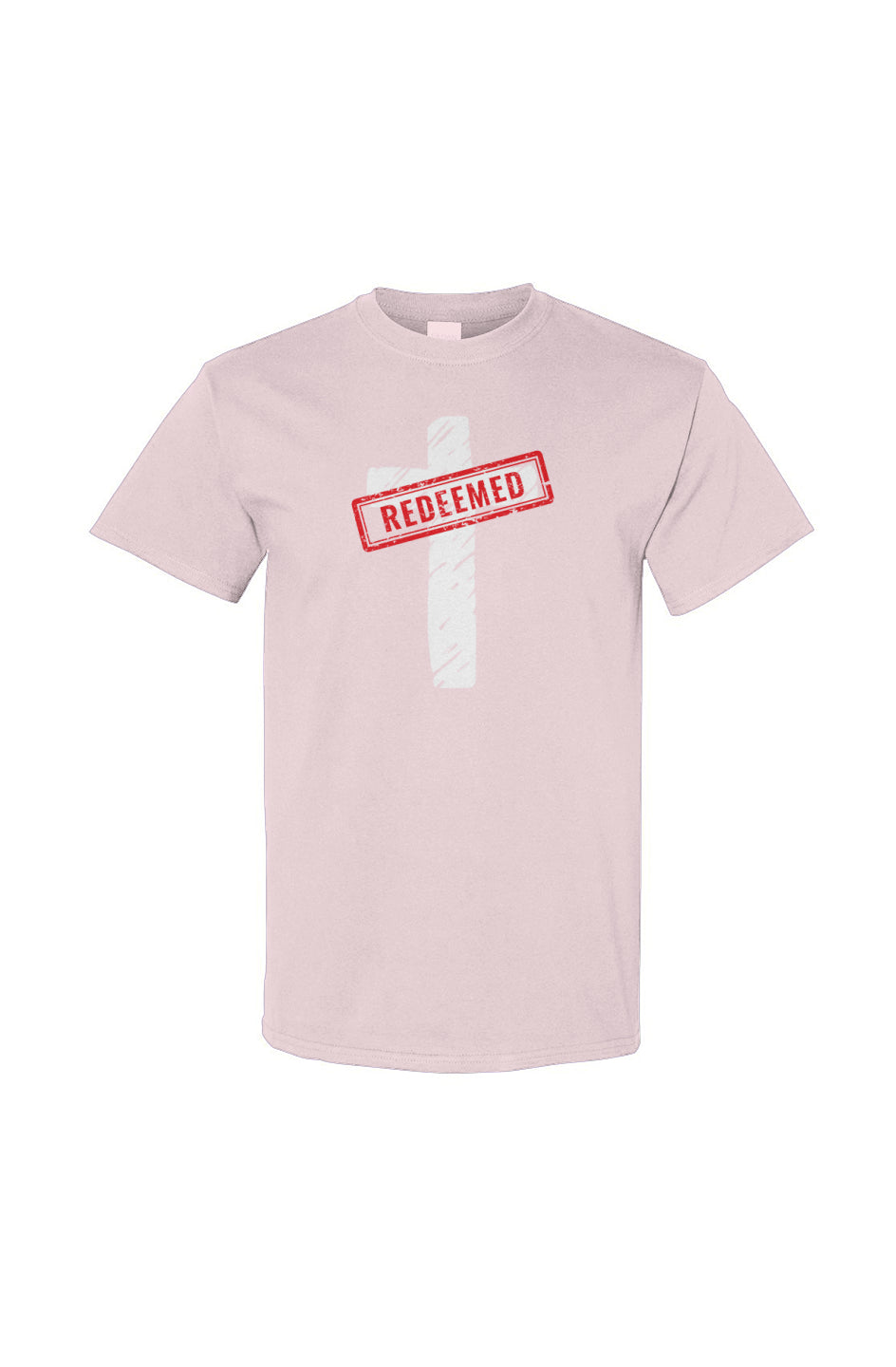 Redeemed Cross Tee - Light Pink