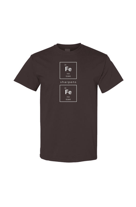 Periodic Iron Sharpens Iron Cotton Tee - Dark Chocolate