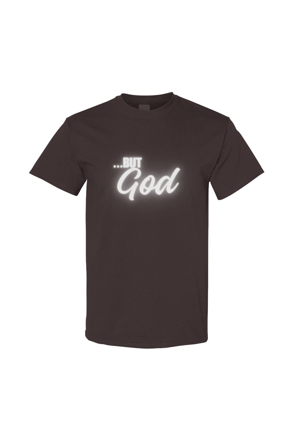 But God Cotton Tee - Dark Chocolate