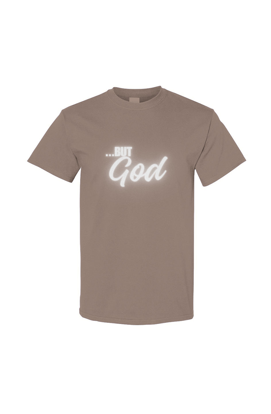 But God Cotton Tee - Brown Savannah