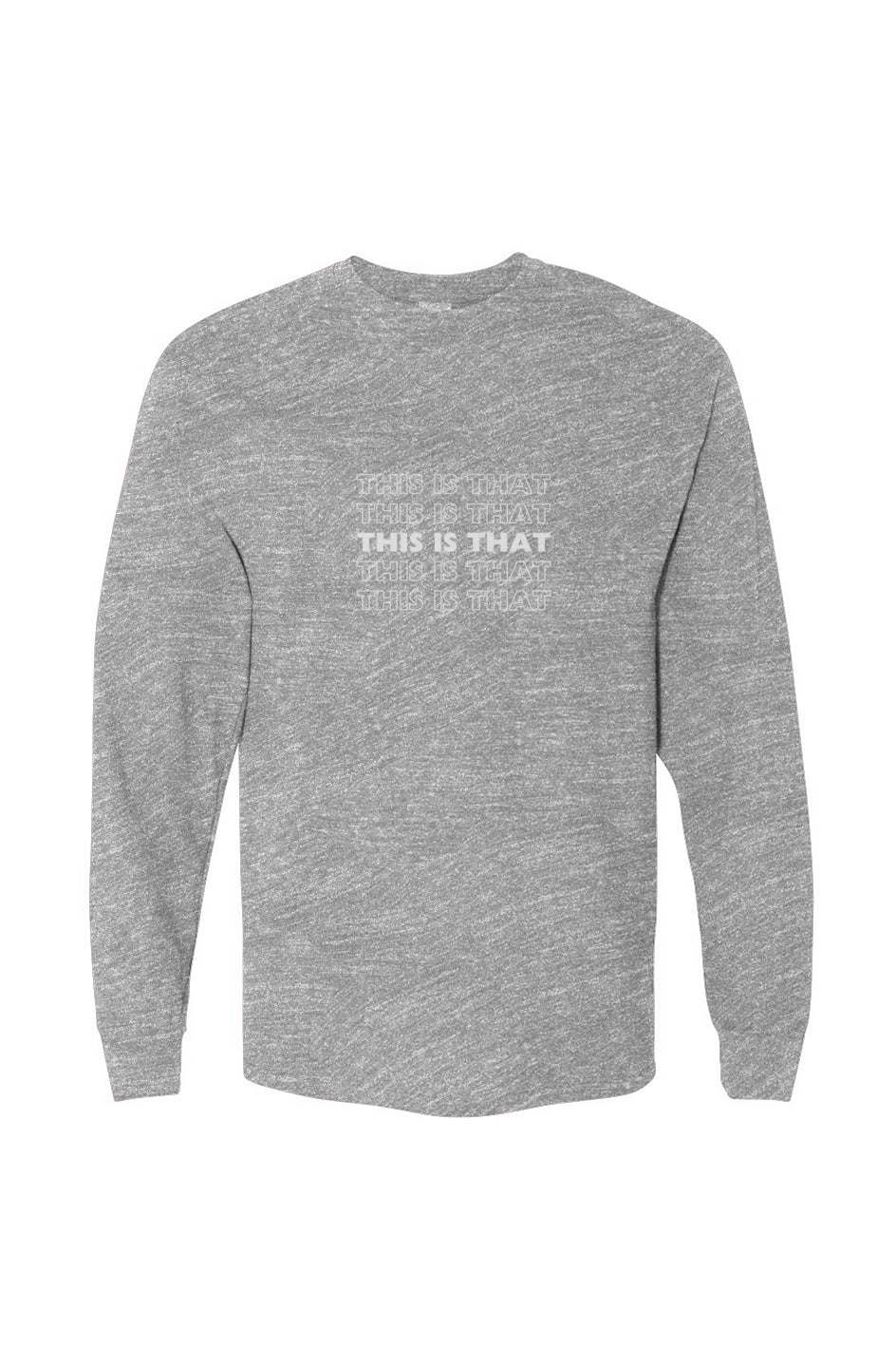 This is That Heavy Cotton Long Sleeve T-Shirt - Sport Gray