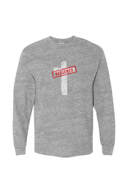 Redeemed Heavy Cotton Long Sleeve T-Shirt - Sport Gray